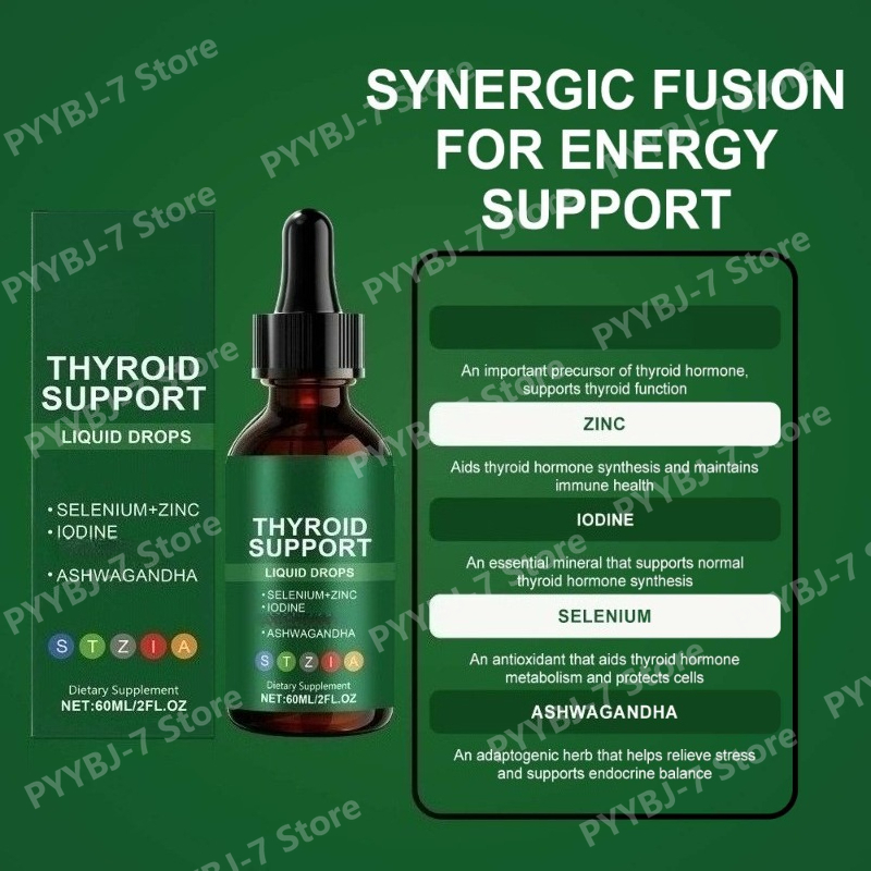 Thyroid Support Liquid Drops f - đánh giá và giá Iodine Drops Supplement