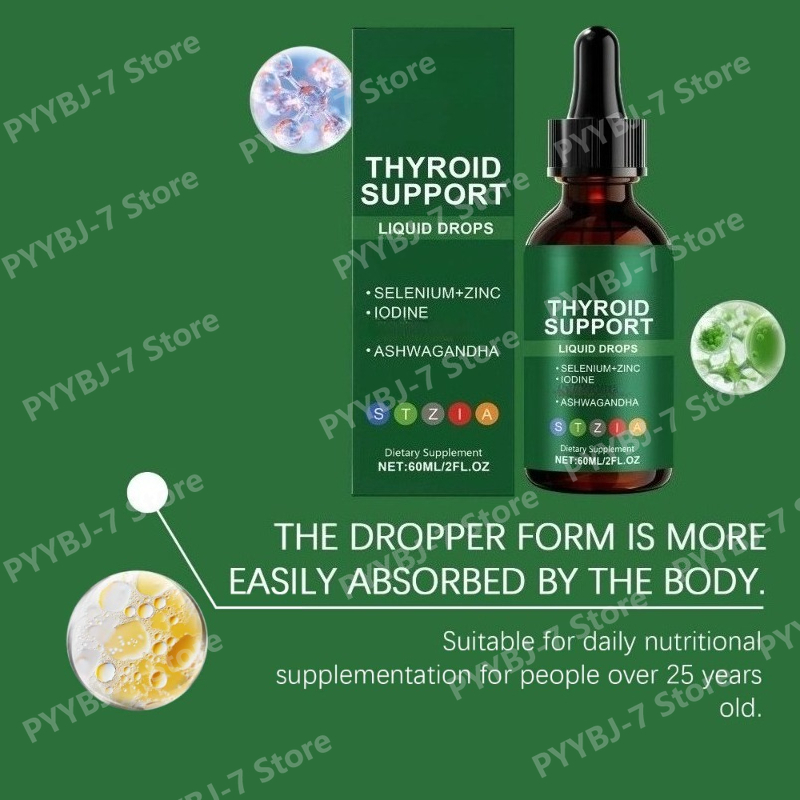 Thyroid Support Liquid Drops f - đánh giá và giá Iodine Drops Supplement