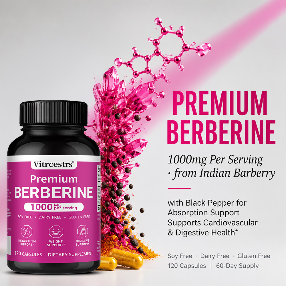 Berberine HCl Supplement 1000m - đánh giá và giá Berberine Hcl Capsule