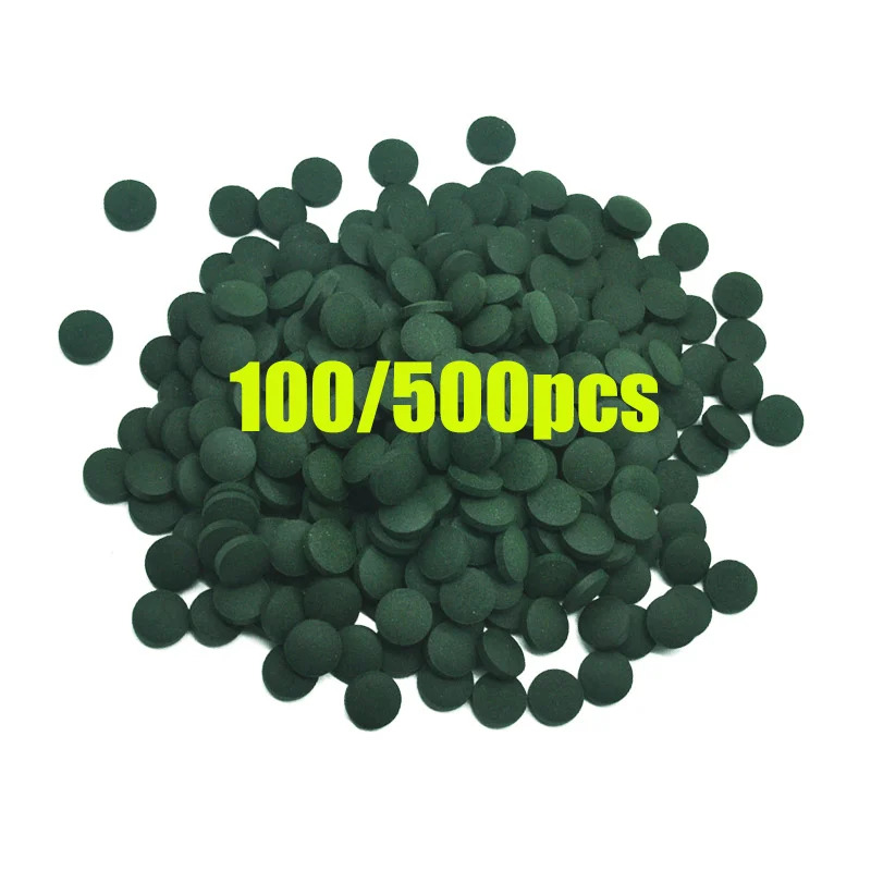 50/100/300/500pcs Spirulina Ta - đánh giá và giá Spirulina Tablet Organic